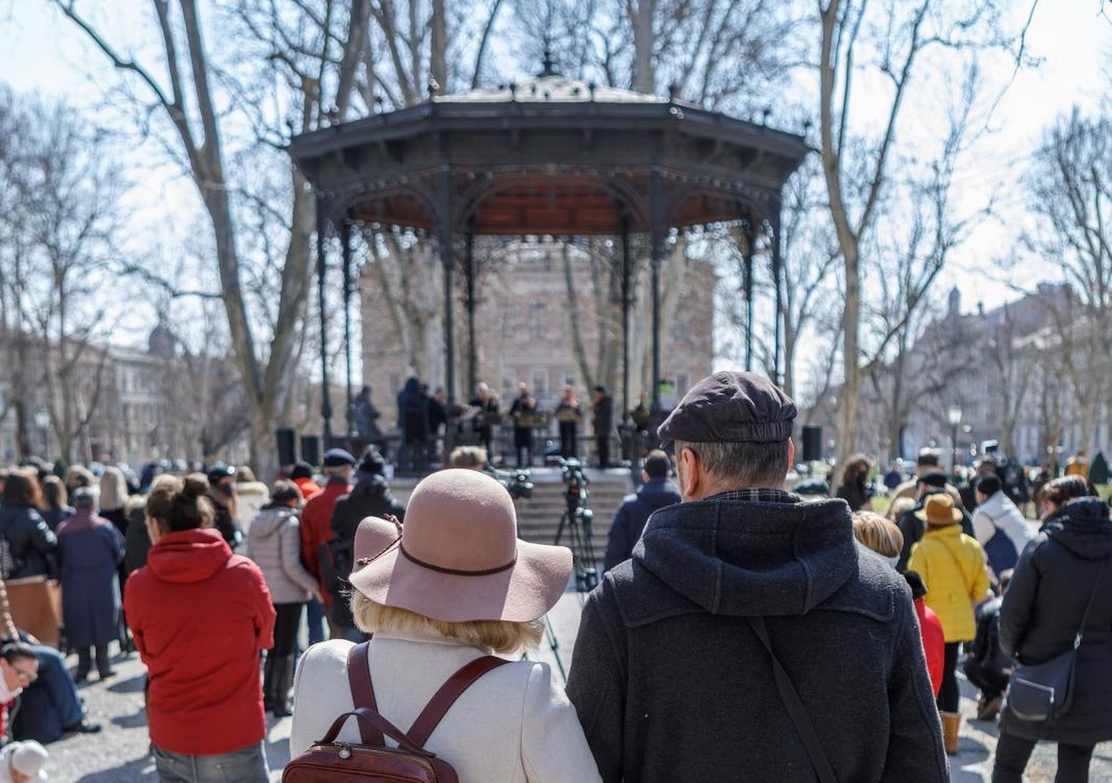 21.03.2021., Zagreb - Koncert Zagrebackih solista u glazbenom paviljonu na Zrinjevcu koji se odrzava u povodu prvog dana proljeca.
Photo: Tomislav Miletic/PIXSEL