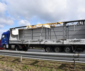 22.03.2021., Okucani - U prevrtanju kamiona srbijanskih registarskih oznaka cetvero ljudi je poginulo. Photo: Ivica Galovic/PIXSELL