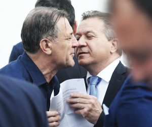 23.05.2018., stadion Cibalia, Vinkovci - Finale hrvatskog nogometnog kupa, GNK Dinamo - HNK Hajduk. Zdravko Mamic, Damir Vrbanovic
Photo: Davor Javorovic/PIXSELL