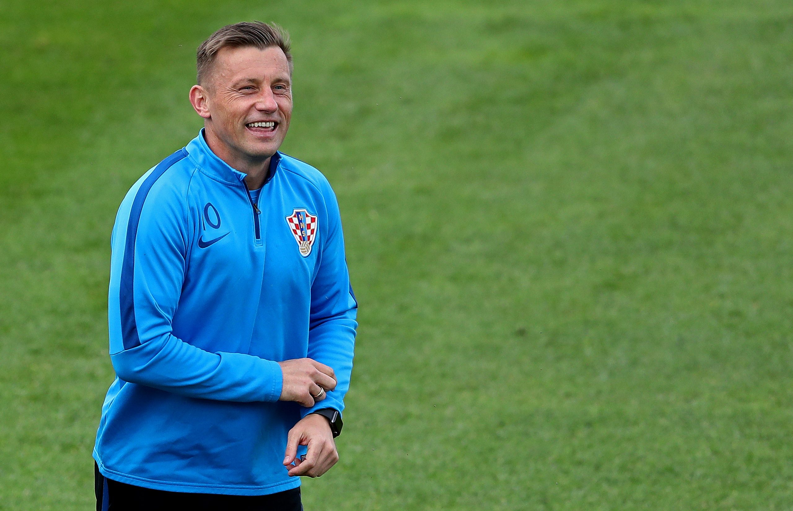 Roščino: Trening hrvatske nogometne reprezentacije  23.06.2018., Rusija, Roscino - Svjetsko nogometno prvenstvo u Rusiji 2018. Trening hrvatske nogometne reprezentacije na stadionu Arena Roscino. Ivica Olic. 
Photo: Igor Kralj/PIXSELL