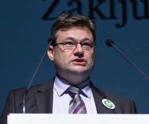 23.11.2015., Zagreb - Svecana dodjela donacija i stipendija Zaklade Adris pod motom Upoznajte pametnu i kreativnu Hrvatsku udrzana je u Muzeju suvremene umjetnosti. Kristijan Vlahovicek. 
Photo: Davor Puklavec/PIXSELL