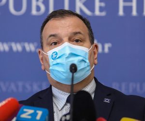 24.03.2021, Zagreb - Ministar Vili Beros obratio se medijima nakon sto su se on i clanovi Vlade cijepili protiv COVID-19.
Photo: Jurica Galoic/PIXSELL