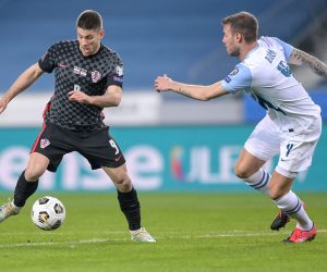 24.03.2021., Ljubljana, Slovenija - Slovenija i Hrvatska u kvalifikacijskoj utakmici za FIFA svjetsko nogometno prvenstvu u Kataru. Photo: Igor Soban/PIXSELL