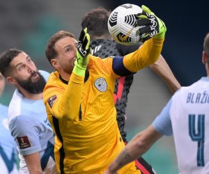 24.03.2021., Ljubljana, Slovenija - Slovenija i Hrvatska u kvalifikacijskoj utakmici za FIFA svjetsko nogometno prvenstvu u Kataru. Photo: Igor Soban/PIXSELL
