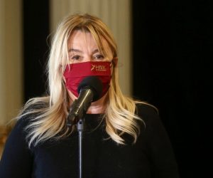 24.11.2020., Zagreb - U Zagrebackom HNK odrzana dodjela nagrada Tito Strozzi. Dubravka Vrgoc

Photo: Matija Habljak/PIXSELL