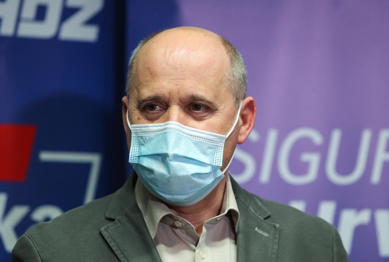 25.01.2021., Zagreb - Branko Bacic dao je izjavu medijima nakon zavrsetka sjednice Predsjednistva i Nacionalnog vijeca HDZ-a. Photo: Luka Stanzl/PIXSELL