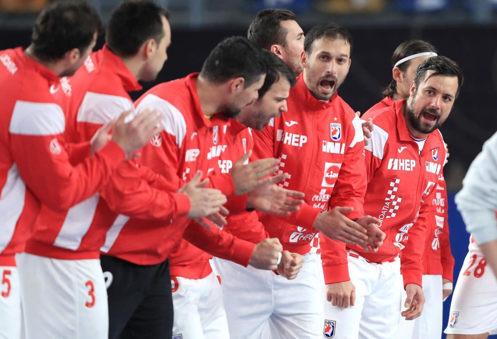 25.01.2021., sportska dvorana stadiona Kairo, Kairo, Egipat - Svjetsko rukometno prvenstvo, skupina 2, Danska - Hrvatska. Photo: Slavko Midzor/PIXSELL