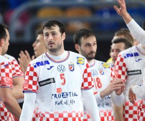 25.01.2021., sportska dvorana stadiona Kairo, Kairo, Egipat - Svjetsko rukometno prvenstvo, skupina 2, Danska - Hrvatska. Domagoj Duvnjak Photo: Slavko Midzor/PIXSELL
