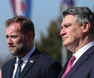 26.02.2021., Zagreb - Predsjednik Republike i vrhovni zapovjedni Oruzanih snaga Republike Hrvatske sudjelovao je na svecanosti obiljezavanja 27. obljetnice Pocasno-zastitne bojne. Tom prigodom bit su dodijeljena odlikovanja, pohvale i nagrade pripadnicima Pocasno-zastitne bojne te pregled Takticko-tehnickog zbora i predstavljanje sposobnosti postrojbi. 
Photo: Luka Stanzl/PIXSELL
