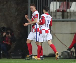 27.03.2021., stadion HNK Rijeka, Rijeka - Kvalifikacije za FIFA Svjetsko prvenstvo u Katru 2022., skupina H, 2. kolo, Hrvatska - Cipar. Josip Brekalo, Mario Pasalic. 
Photo: Igor Kralj/PIXSELL
