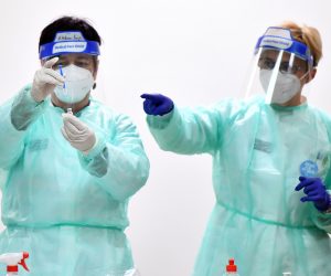 27.12.2020., Cakovec- Medicinska sestra Barbara Kolac prva primila cjepivo protiv Covid 19 u Medjimurju.
Photo: Vjeran Zganec Rogulja/PIXSELL