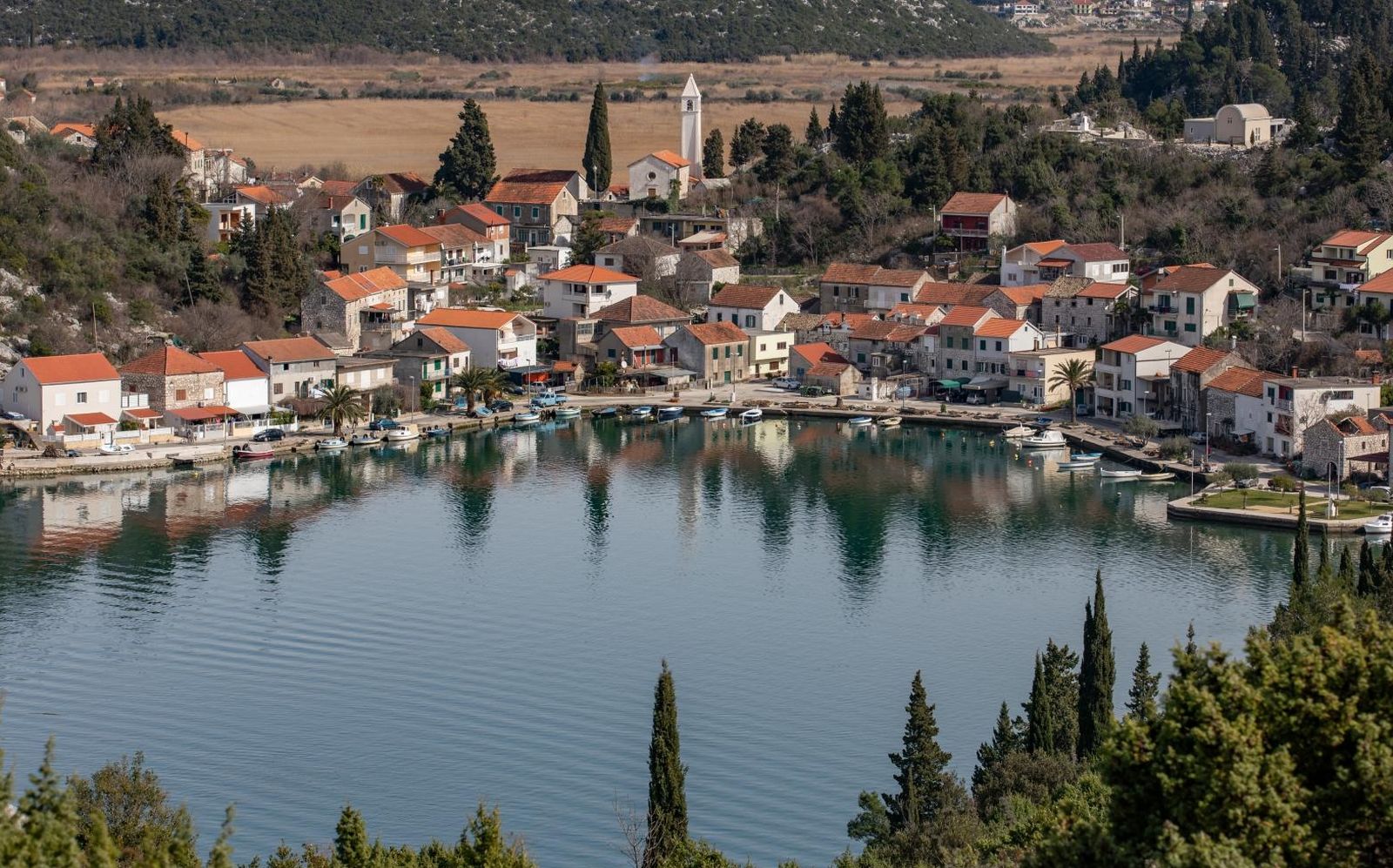 29.02.2020., Rogotin, Dubrovacko neretvanska zupanija - Mjesto Rogotin.
Photo: Grgo Jelavic/PIXSELL