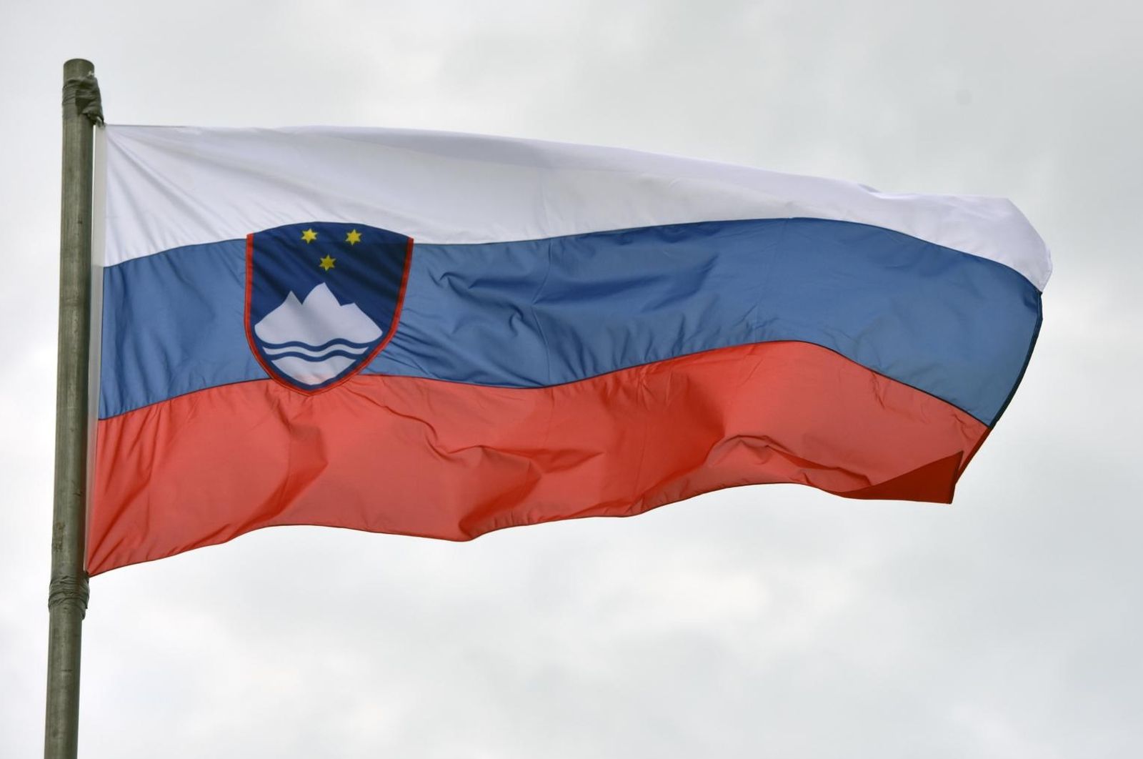 29.05.2019., Sibenik - Drzavna zastava Republike Slovenije.
Photo: Hrvoje Jelavic/PIXSELL