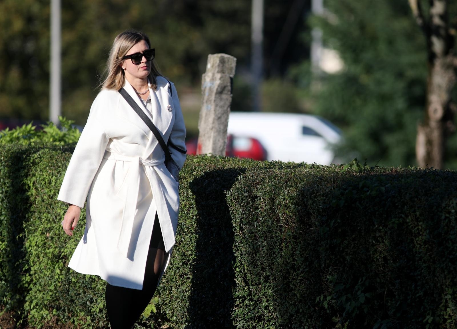 29.09.2020., Zagreb - Bivsa drzavna tajnica Josipa Rimac trebala bi biti pustena iz istraznog zatvora u Remetincu nakon cetiri mjeseca. Odvjetnica Lidija Horvat
Photo: Borna Filic/PIXSELL