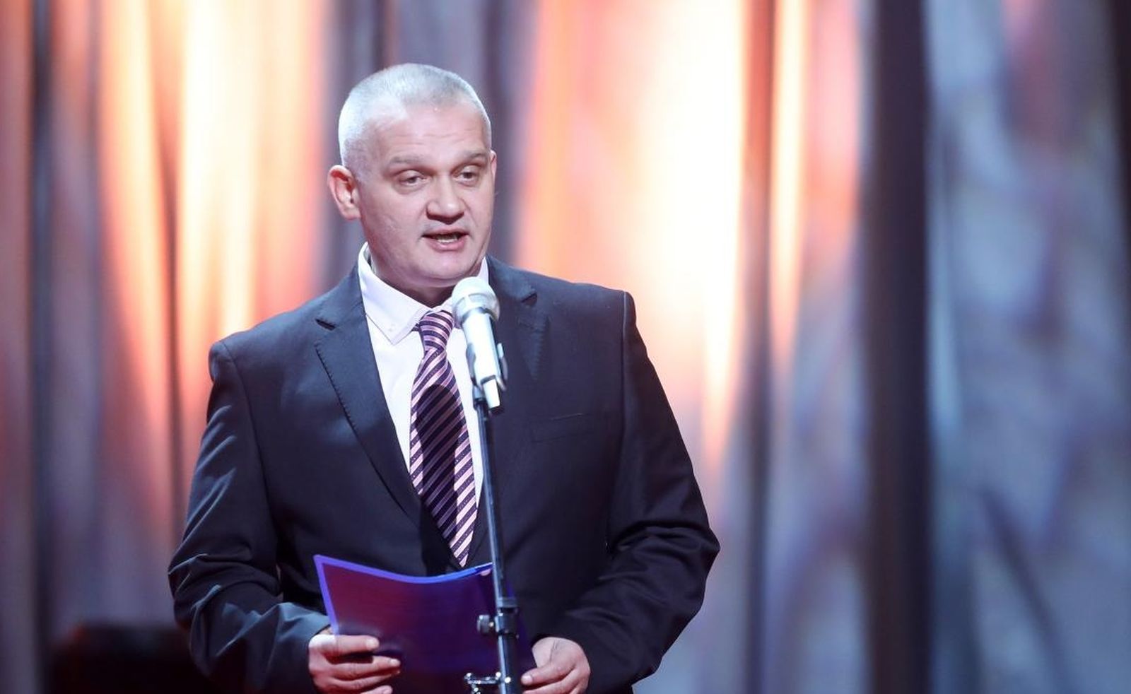29.12.2019., Zagreb - U studiju HRTa odrzano je svecano proglasenje najboljih sportasa i sportasica godine u izboru Sportskih novosti. Mario Zorko.
Photo: Borna Filic/PIXSELL