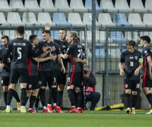 30.03.2021., stadion HNK Rijeka, Rijeka - Kvalifikacije za FIFA Svjetsko prvenstvo u Katru 2022., skupina H, 3. kolo, Hrvatska - Malta. Luka Modric, Duje Caleta Car, Domagoj Vida, Ivan Perisic, Borna Barisic, Josip Brekalo, Mateo Kovacic. 
Photo: Slavko Midzor/PIXSELL