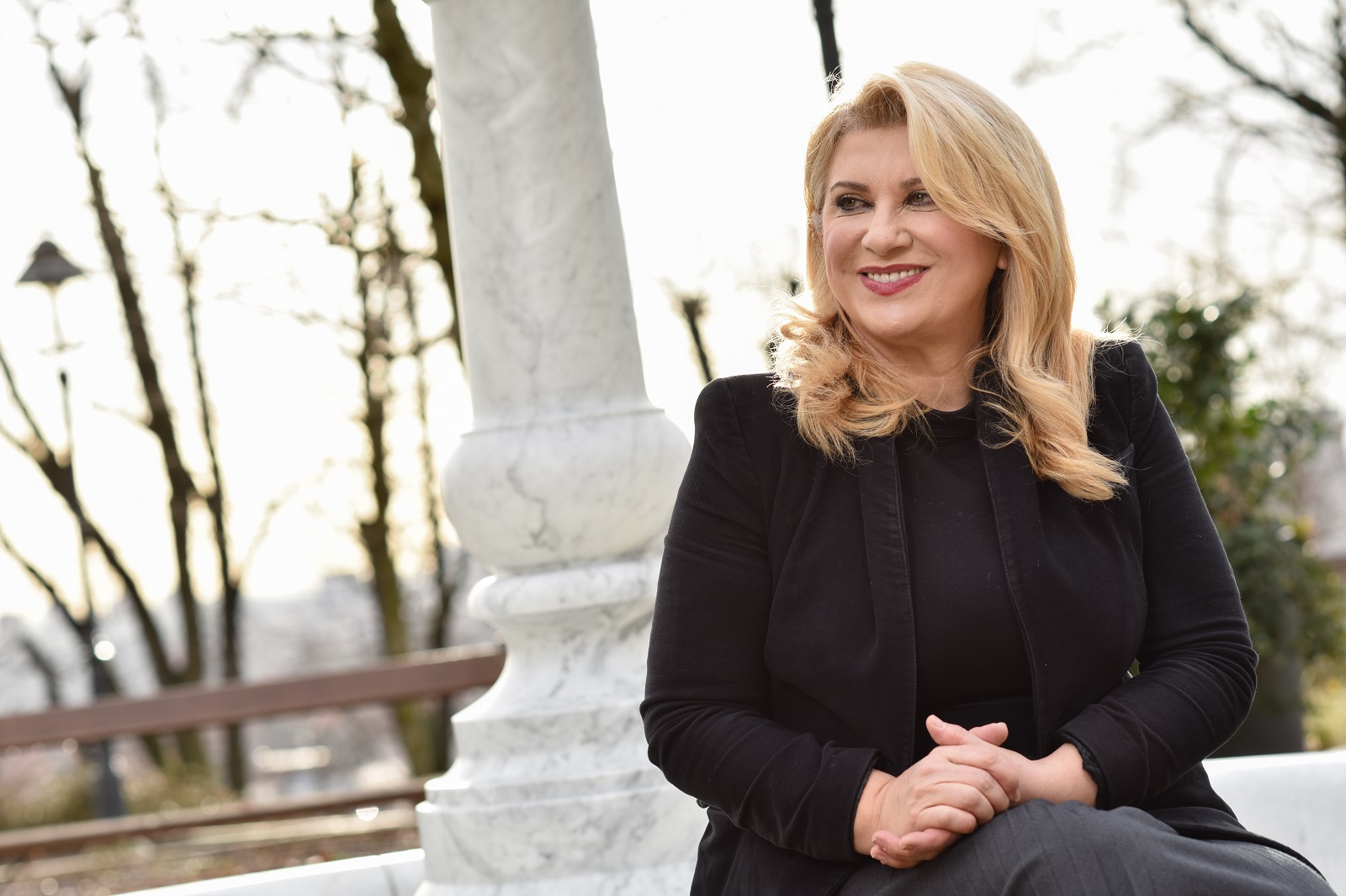 23.01.2021., Zagreb - Vesna Skare Ozbolt, kandidatkinja za gradonacelnicu Zagreba. 

Photo: Sasa Zinaja/NFoto