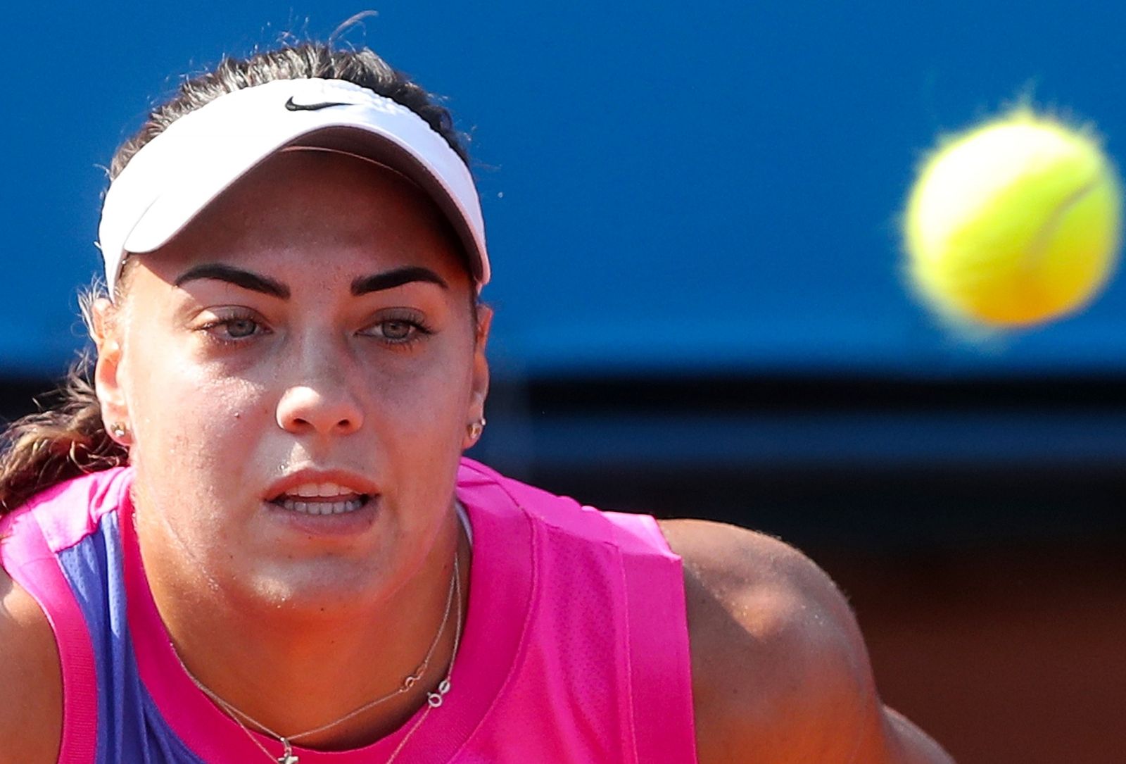15.09.2020., Zagreb - Teniski centar Maksimir, ITF Zagreb Ladies Open: Ana Konjuh CRO - Jule Niemeier GER. 
Photo: Goran Stanzl/PIXSELL