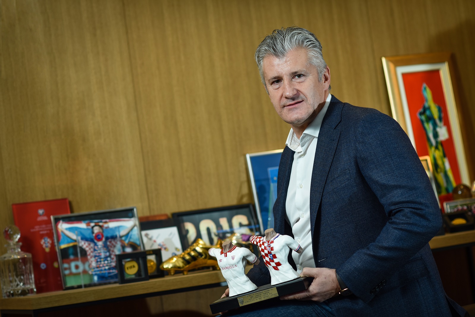18.12.2020., Zagreb - Davor Šuker, predsjednik Hrvatskog nogometnog saveza.

Photo: Saša Zinaja/NFoto