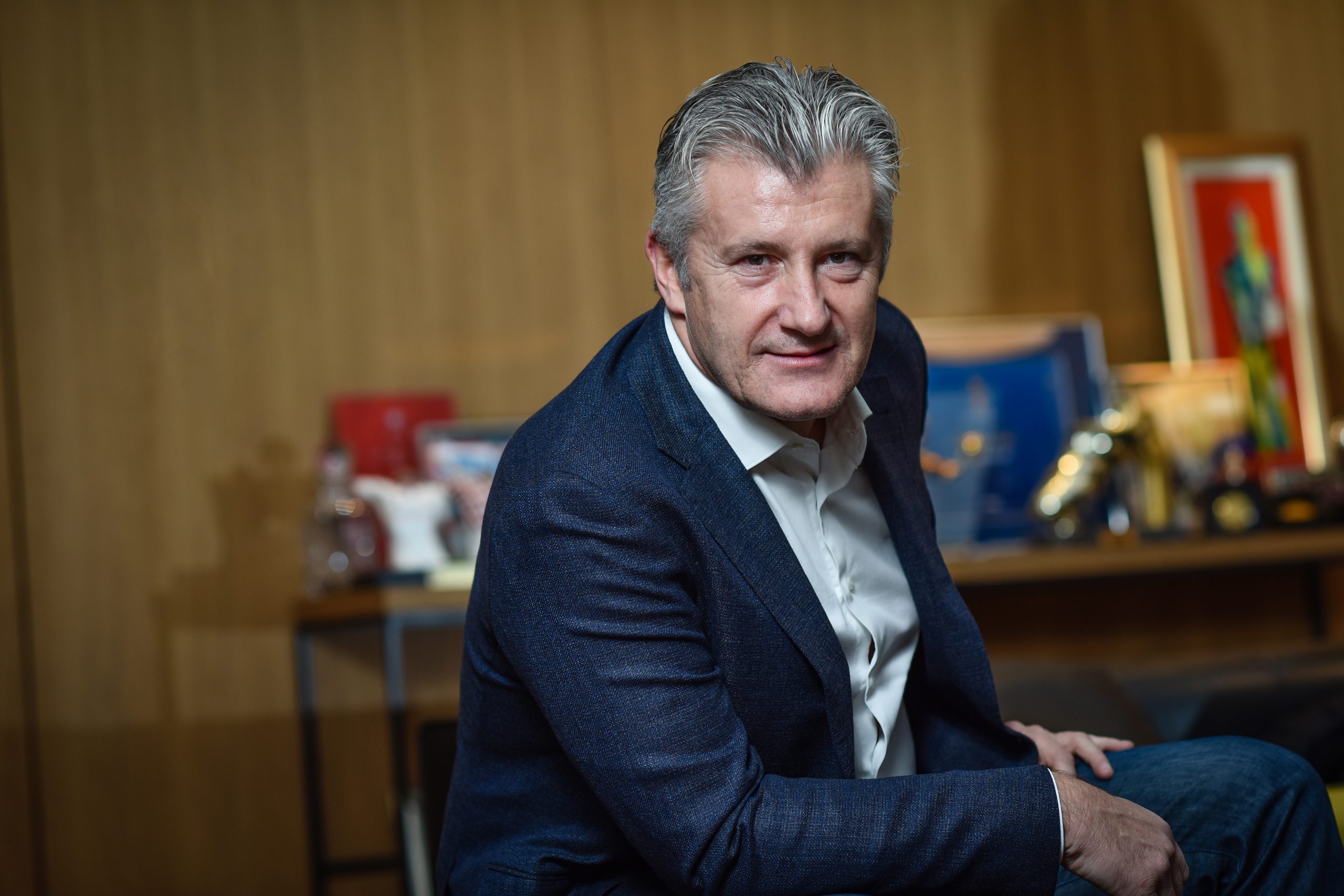 18.12.2020., Zagreb - Davor Šuker, predsjednik Hrvatskog nogometnog saveza.

Photo: Saša Zinaja/NFoto