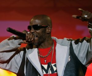 epa09114255 (FILE) - US rapper and actor DMX (Earl Simmons) performs on stage during his concert at Warsaw Challenge 2014 in Sowinski Park, Warsaw, Poland, 11 May 2014 (reissued 03 April 2021). According to media reports US rapper DMX was hospitalized late 02 April 2021 in a critical state.  EPA/RAFAL GUZ POLAND OUT *** Local Caption *** 51362124