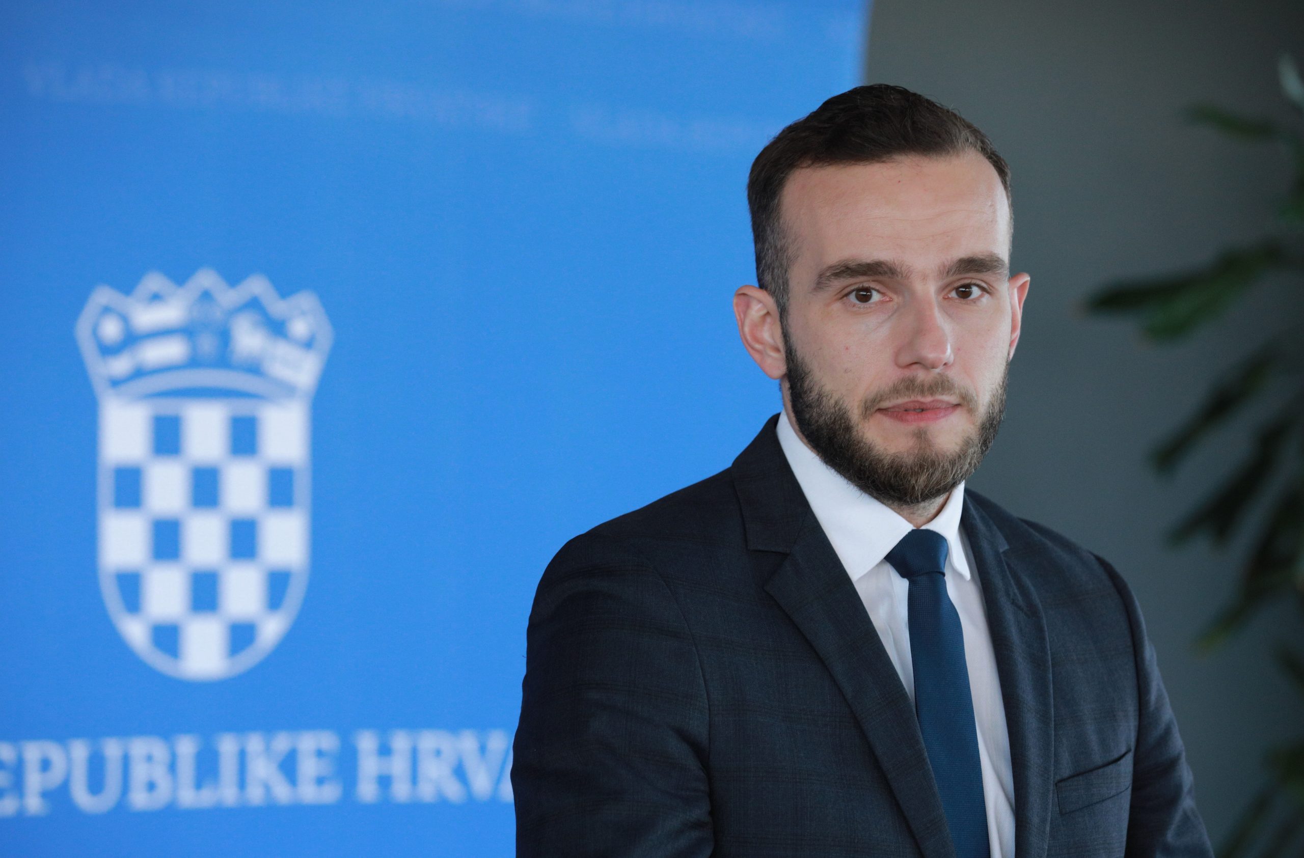 Zagreb, 08.04.2021 -  Sjednica Vlade RH.Na slici Josip Aladrović. foto HINA/ Tomislav PAVLEK/ tp