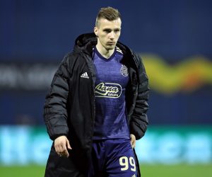 Zagreb, 08.04.2021 - Prva utakmica četvrtfinala Europa nogometne lige: Dinamo - Villarreal. Na slici Mislav Oršić.
foto HINA/ Damir SENČAR/ ds