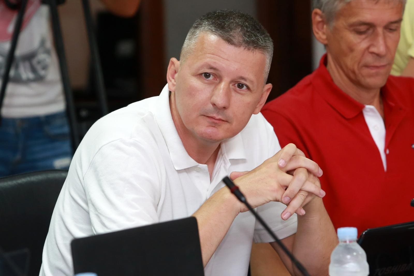 01.08.2017., Split - Zgrada Banovine, sjednica Gradskog vijeca. Jakov Prkic.
Photo: Miranda Cikotic/PIXSELL