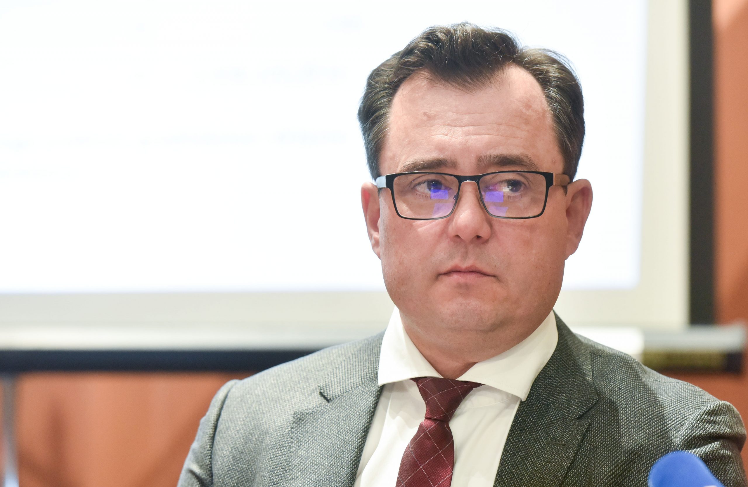 i03.02.2021., Zagreb - Privremeni ravnatelj Fonda za obnovu Grada Zagreba, Krapinsko-zagorske zupanije i Zagrebacke zupanije Damir Vandjelic predstavio je dosadasnje aktivnosti Fonda za obnovu, sve troskove Fonda, te isplate naknade steta uzrokovanih potresom.
Photo: Davorin Visnjic/PIXSELL