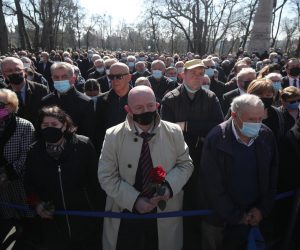 03.03.2021., Zagreb - Posljednji ispracaj gradonacelnika Milana Bandica na groblju Mirogoj. Photo: Goran Stanzl/PIXSELL