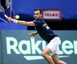 04.03.2020.,Zagreb - Dom sportova, Trening Hrvatske Davis Cup reprezentacije.Mate Pavic
 Photo: Marin Tironi/PIXSELL