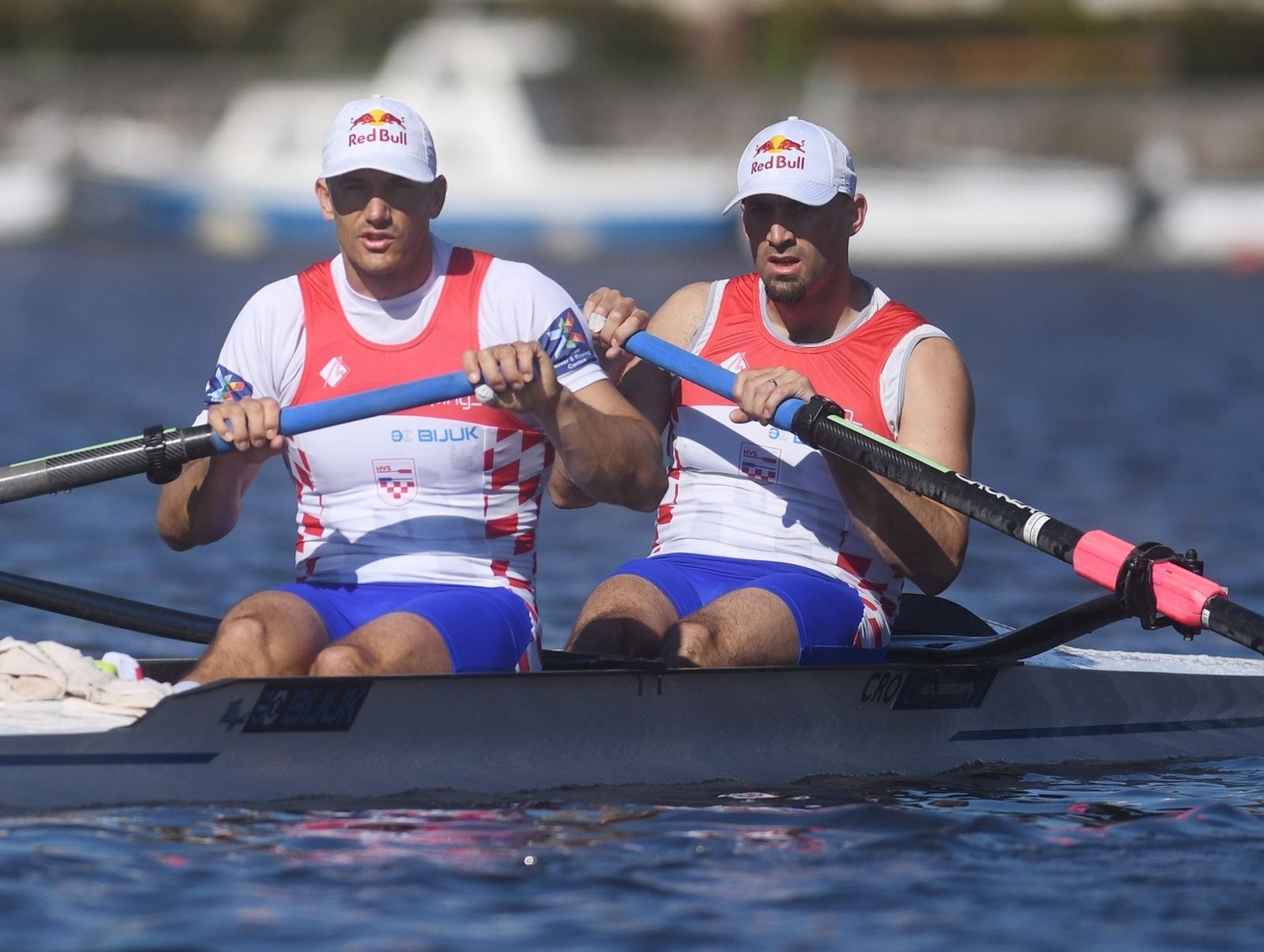 03.03.2021., Zaton - Hrvatski veslaci Martin i Valent Sinkovic pripremaju se za natjecanja koja ih ocekuju u Zatonu kod Sibenika.
Photo: Hrvoje Jelavic/PIXSELL