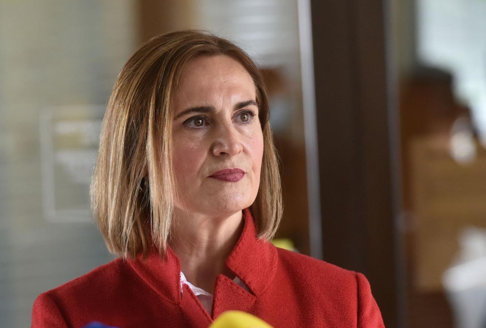 06.04.2021., Zagreb - Diana Percac iz HUP-ove Koordinacije veledrogerija dala je izjavu medijma nakon sastanka s ministrom zdravstva i ministrom financija u Ministarstvu zdravstva. Photo: Davorin Visnjic/PIXSELL