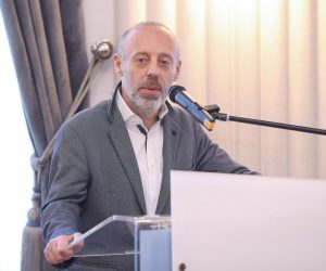 06.11.2019., Zagreb - Okrugli stol o utjecaju medija na korisnike socijalne skrbi i potpore socijalnim radnicima, eticnom izvjestavanju u medijima, pravu novinara da izvjestavaju o temama od javnog interesa u organizaciji Hrvatske komore socijalnih radnika i Hrvatskog novinarskog drustva. Antun Ilijas. 
Photo: Luka Stanzl/PIXSELL