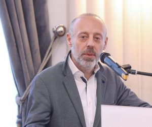 06.11.2019., Zagreb - Okrugli stol o utjecaju medija na korisnike socijalne skrbi i potpore socijalnim radnicima, eticnom izvjestavanju u medijima, pravu novinara da izvjestavaju o temama od javnog interesa u organizaciji Hrvatske komore socijalnih radnika i Hrvatskog novinarskog drustva. Antun Ilijas. 
Photo: Luka Stanzl/PIXSELL