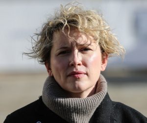 07.04.2021., Zagreb - Povodom Svjetskog dana zdravlja, stranka Nova ljevica odrzala je konferenciju za medije na temu: "Mentalno zdravlje u pandemiji i zabrinjavajuce reperkusije ove zdravstvene krize na porast obiteljskog nasilja". predsjednica stranke Ivana Kekin Photo: Robert Anic/PIXSELL