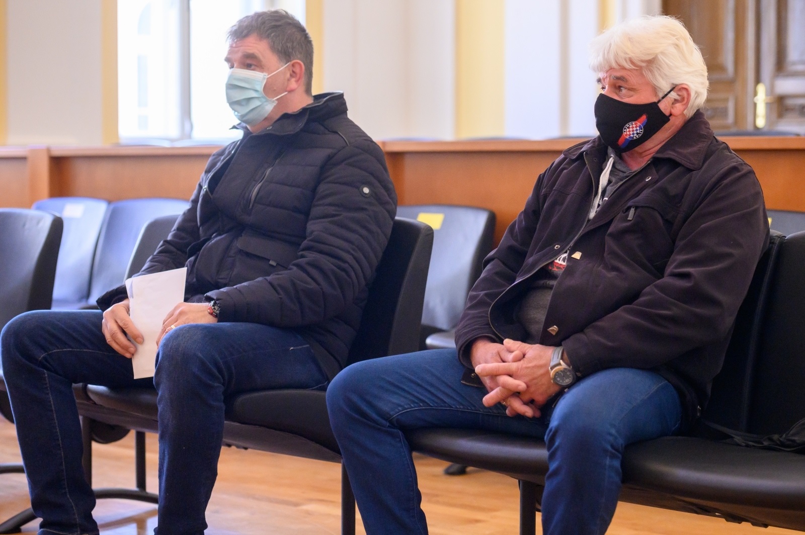 07.04.2021., Zadar - Na Opcinskom sudu u Zadru odrzano je rociste u gradjanskoj parnici u slucaju smrti Kristijana Vukasovica koji je preminuo u zatvoru Bilice. Kristijanov otac Stipan Vukasovic. 
Photo: Dino Stanin/PIXSELL