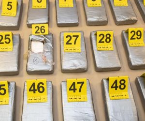 08.03.2021., Policijska postaja Viila Palma, Dubrovnik - Konferencija za medije povodom zapljene vise desetaka kilograma kokaina na podrucju Doline Neretve.
Photo: Grgo Jelavic/PIXSELL