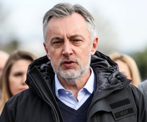 08.04.2021., Zagreb - Kandidat za gradonacelnika Zagreba i predsjednik Domovinskog pokreta Miroslav Skoro odrzao konferenciju za medije na kojoj je predstavio plan za sanaciju Jakusevca i uredjenje naselja Kamenarka. Photo: Marin Tironi/PIXSELL