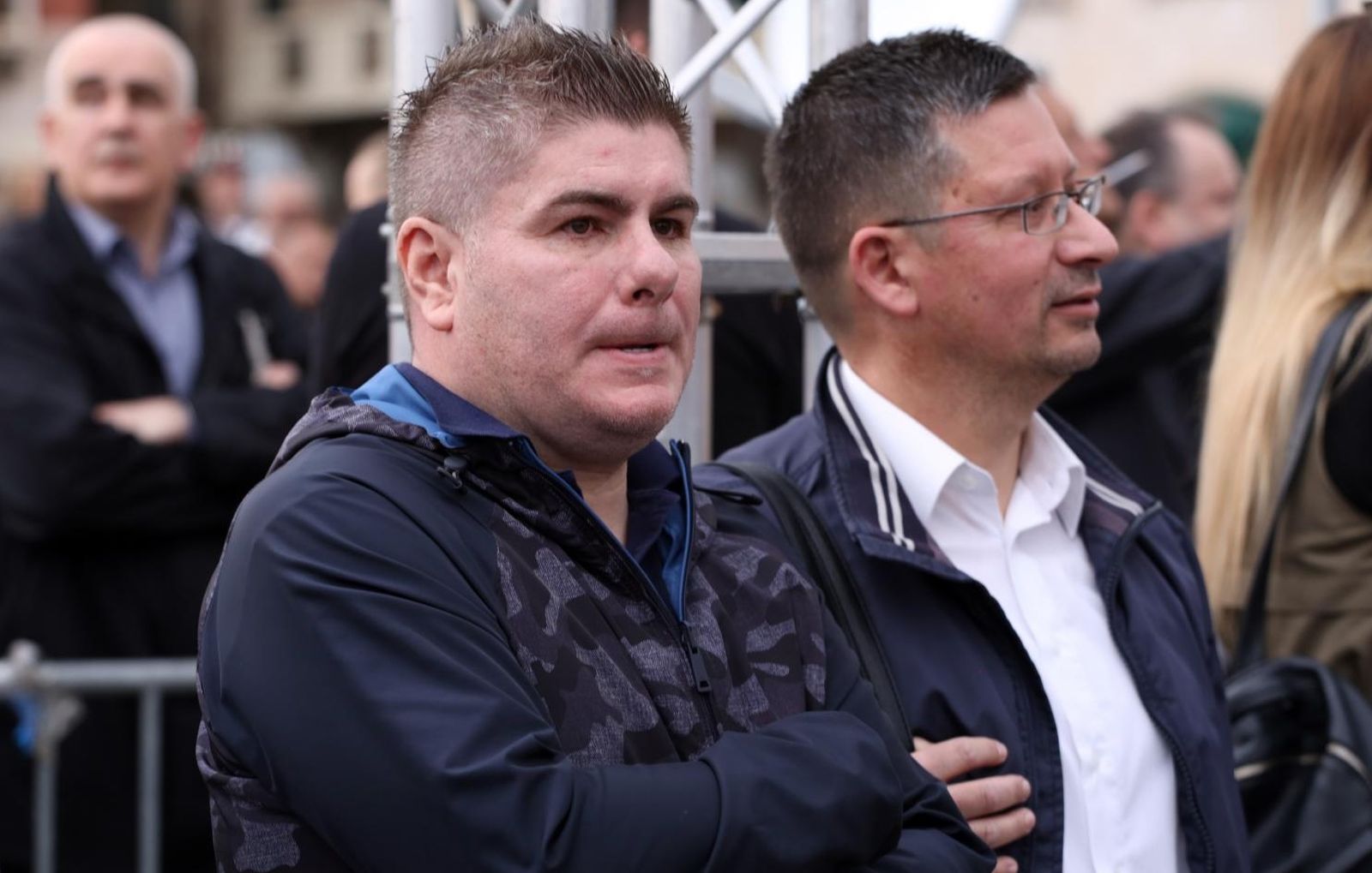 12.04.2018., Split - Prosvjed gradjana na rivi protiv ratifikacije Istanbulske konvencije u organizaciji Gradjanske inicijative "Hrvatska protiv ratifikacije Istanbulske konvencije". Prosvjedom se zeli izraziti nezadovoljstvo nametanjem ideologije u obrazovni sustav i sudstvo. Velimir Bujanac.
Photo: Miranda Cikotic/PIXSELL