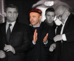 16.11.2012., Zagreb - Gradjani na Trgu bana Jelacica docekali generale Gotovinu i Markaca kako bi proslavili oslobadjajuce haske presude. Ante Gotovina, Damir Krsticevic, Ivan Cermak. 
Photo: Marko Prpic/PIXSELL