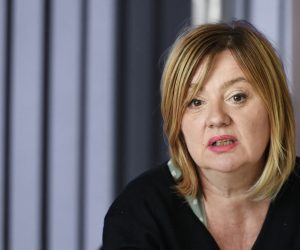 13.04.2015., Zagreb - U Hrvatskom narodnom kazalistu odrzana je orkestralna proba za praizvedbu Papandopulove opere Madame Buffault koja ce se odrzati krajem tjedna, a kojom ce se otvoriti Muzicki biennale Zagreb. Nakon probe na Muzickoj akademiji odrzana je konferencija za medije. Dubravka Vrgoc, intedantica HNK-a.
Photo: Davor Visnjic/PIXSELL