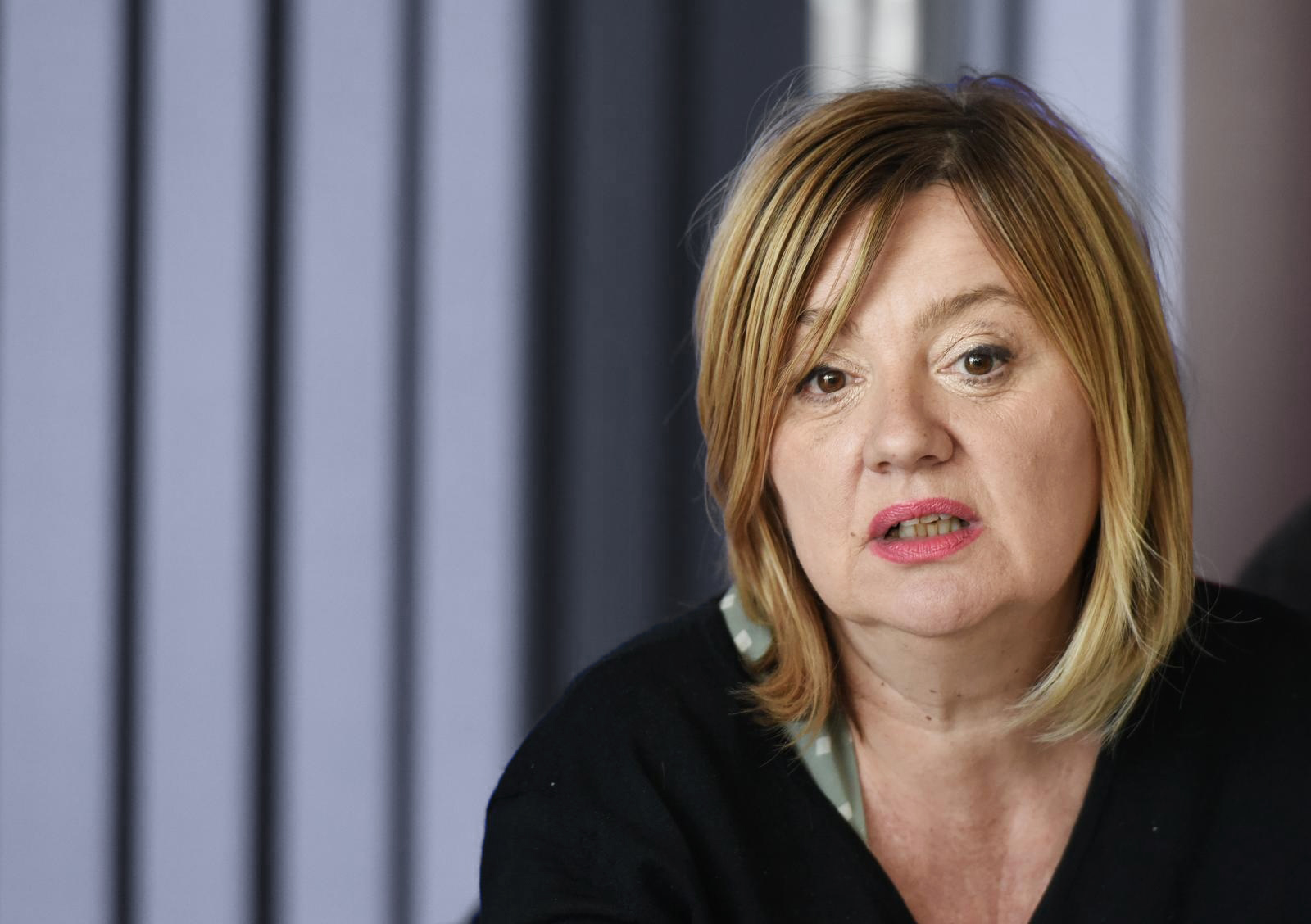 13.04.2015., Zagreb - U Hrvatskom narodnom kazalistu odrzana je orkestralna proba za praizvedbu Papandopulove opere Madame Buffault koja ce se odrzati krajem tjedna, a kojom ce se otvoriti Muzicki biennale Zagreb. Nakon probe na Muzickoj akademiji odrzana je konferencija za medije. Dubravka Vrgoc, intedantica HNK-a.
Photo: Davor Visnjic/PIXSELL