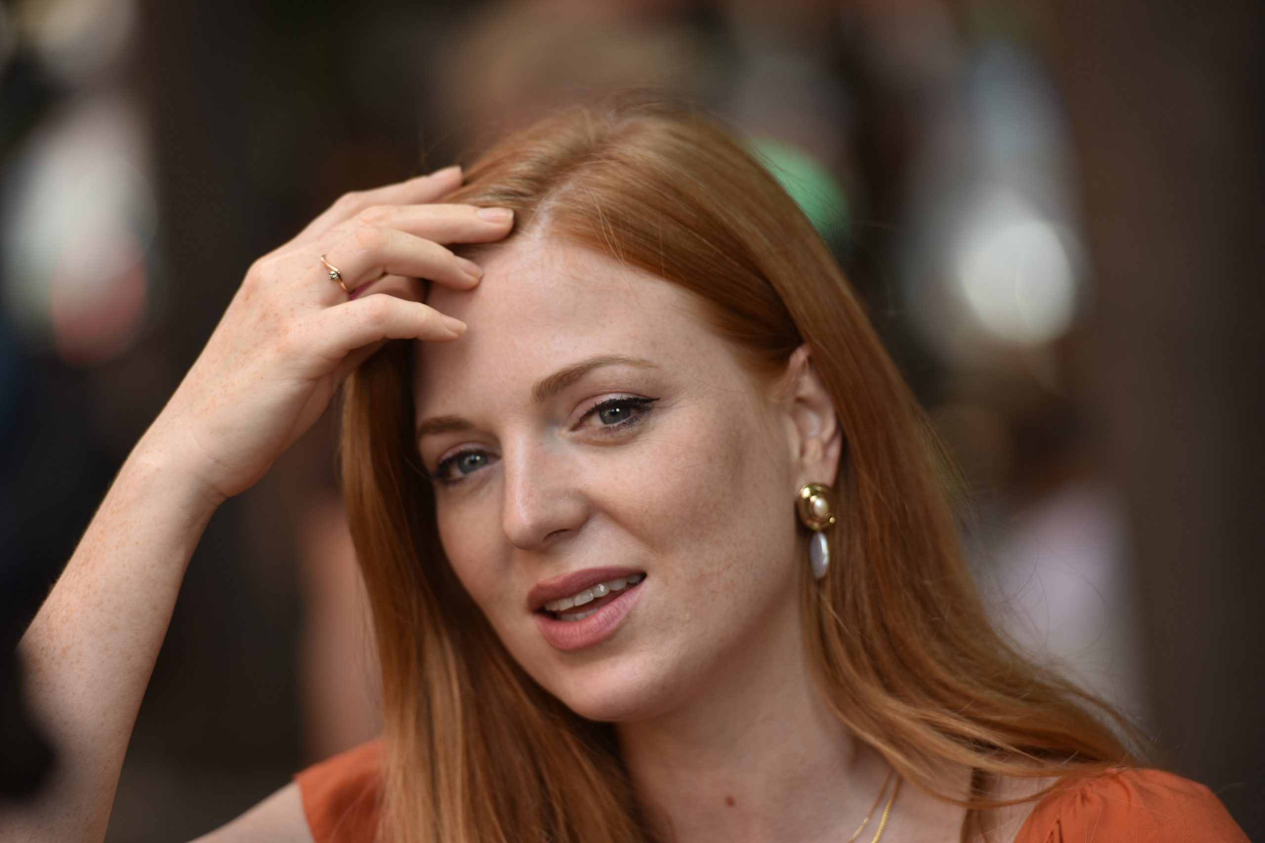 13.07.2019., Pula - Tiskovna konferencija ekipe filma General s kojim se veceras svecano otvara 65.Pulski filmski festival. Natasa Janjic.
Photo: Dusko Marusic /PIXSELL