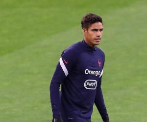 13.10.2020., Zagreb - Francuska nogometna reprezentacija odradila je trening na stadionu Maksimir uoci utakmice s Hrvatskom u Ligi nacija. Raphael Varane. 
Photo: Luka Stanzl/PIXSELL