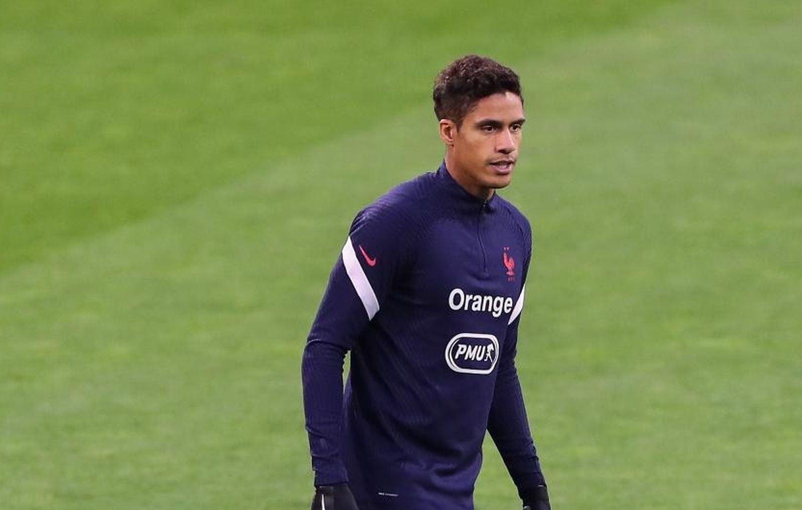 13.10.2020., Zagreb - Francuska nogometna reprezentacija odradila je trening na stadionu Maksimir uoci utakmice s Hrvatskom u Ligi nacija. Raphael Varane. 
Photo: Luka Stanzl/PIXSELL