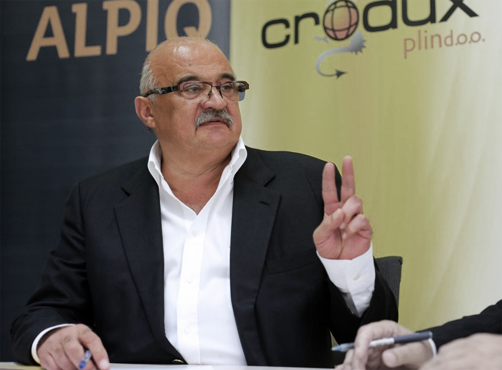 15.09.2015., Zagreb - Vlasnik Crodux grupe Ivan Cermak potpisao je ugovor s energetskom tvrtkom Alpiq. Photo: Grgur Zucko/PIXSELL