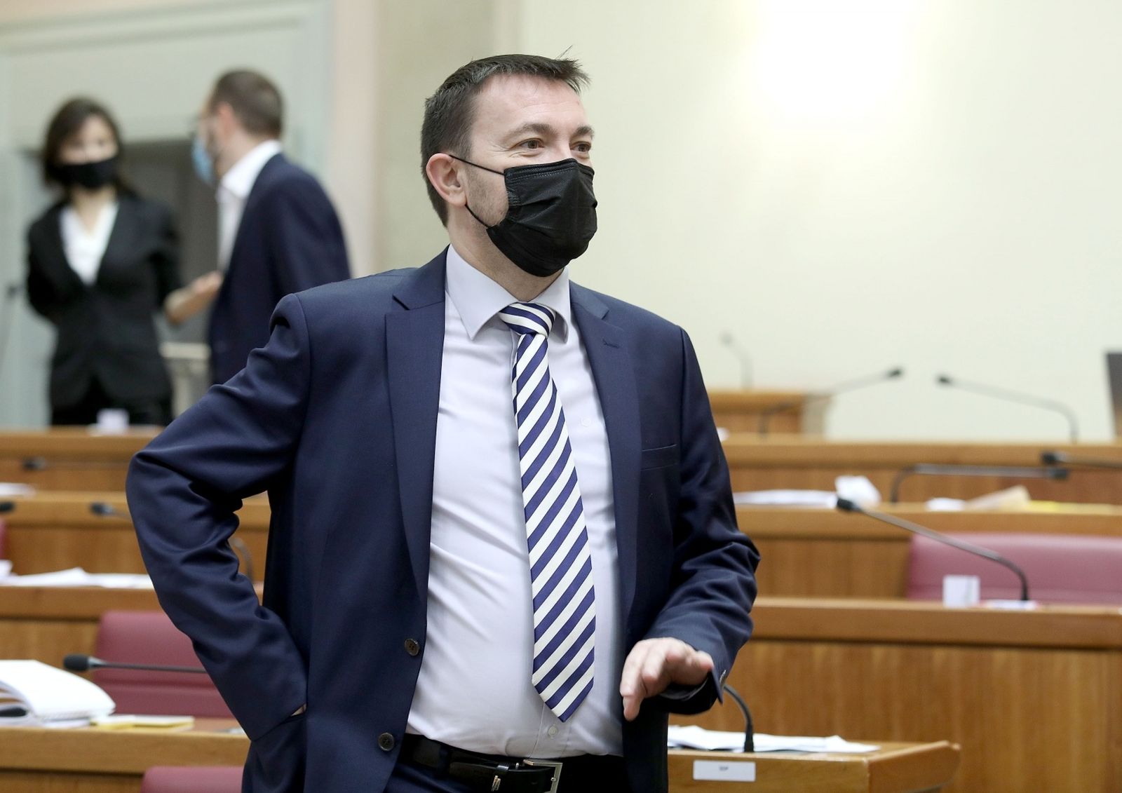 15.12.2020., Zagreb -Sabor je 4. sjednicu nastavio glasovanjem o raspravljenim tockama dnevnog reda.
Photo: Patrik Macek/PIXSELL
