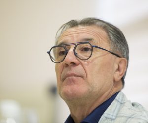 16.03.2021. Mostar, Bosna i Hercegovina - Zdravko Mamic nakon potvrdjene zatvorske kazne sazvao konferenciju za medije.
Photo: Denis Kapetanovic /PIXSELL