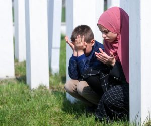 16.04.2019., Ahmici, Bosna i Hercegovina - 
Na danasnji dan obiljezava se 26. godisnjica zlocina u Ahmicima, srednjobosanskom selu u kojem su pripadnici Cetvrte bojne Vojne policije HVO-a i njezina postrojba za posebne namjene Jockeri 1993. godine pobile 116 civila, od kojih 32 zena i jedanaestoro djece.  Za zlocin u Ahmicima osudjeno je sest osoba.
Photo: Armin Durgut/PIXSELL